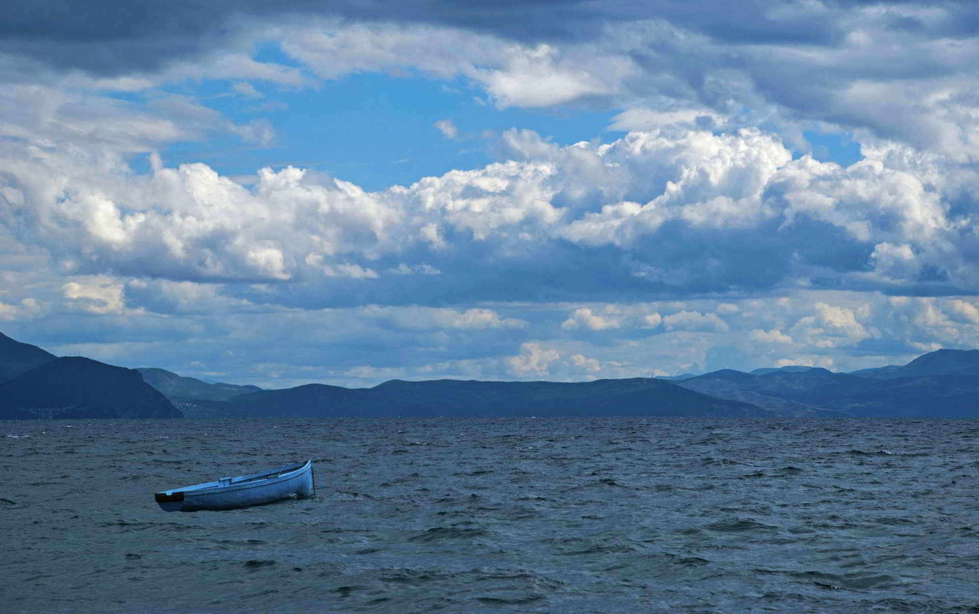Ohrid lake storm