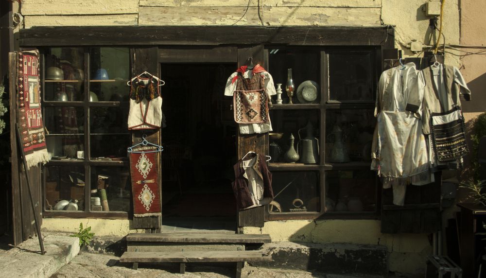 Old Bazar Shop Time for Macedonia Naum Doksevski